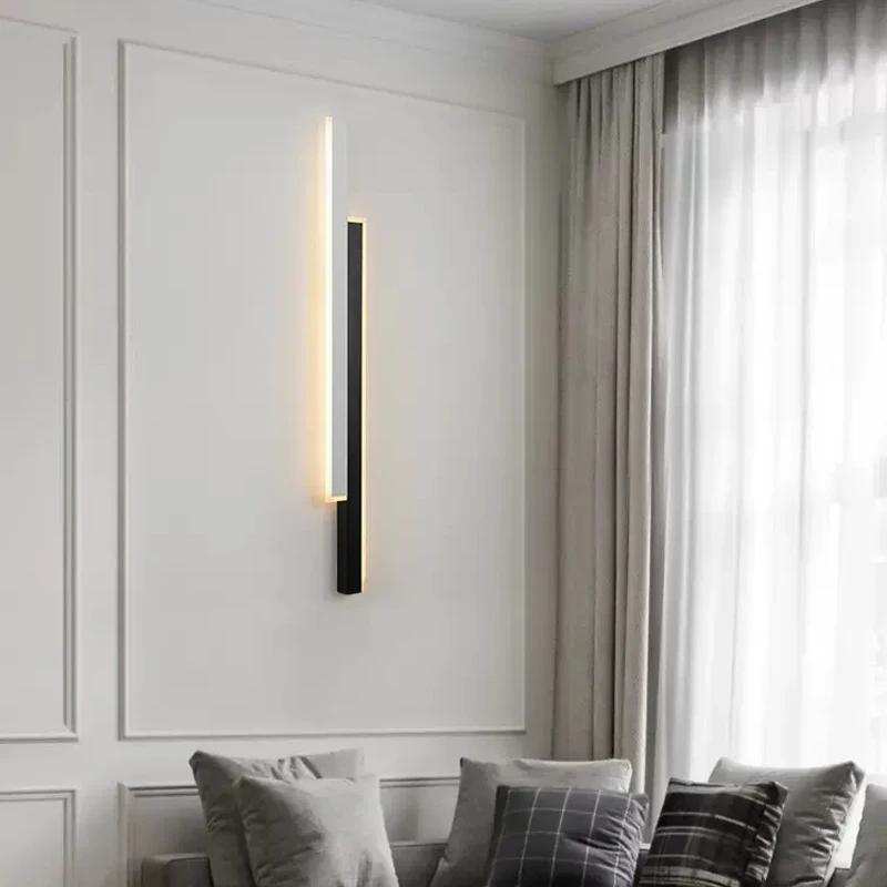 Modern LED Wall Lamps for Living Dining Room Bedroom Bedside Stairs Hotel Entry Aisle Sofa Background Home Decorate Wall Sconce