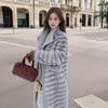 Chinchilla Imitation Mink Fur Integrated Coat Long Over Knee Fur Fur Fur Coat