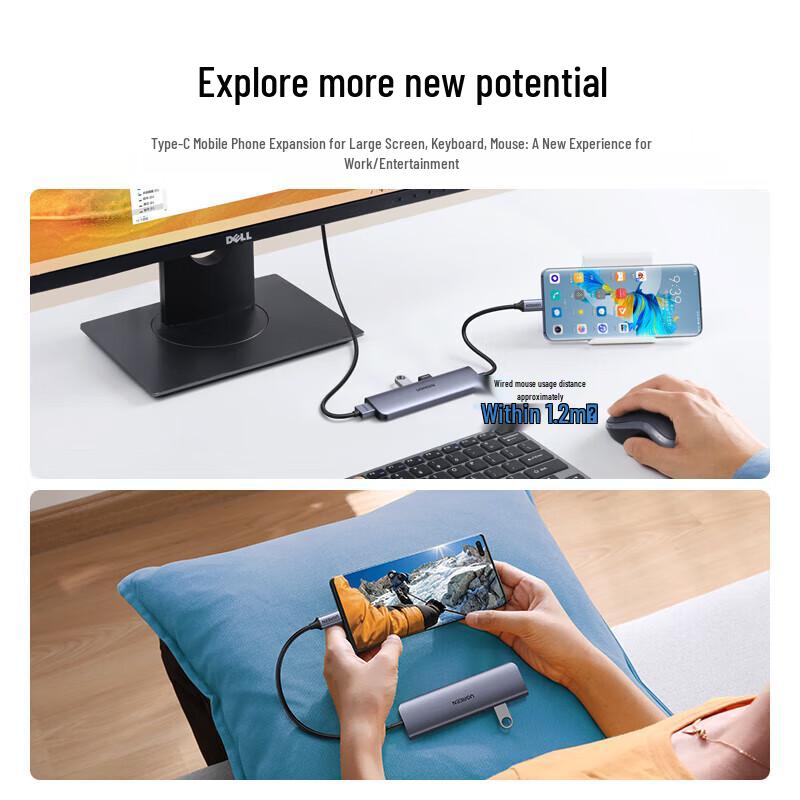UGREEN USB-C to 4K HDMI 5-in-1 Hub