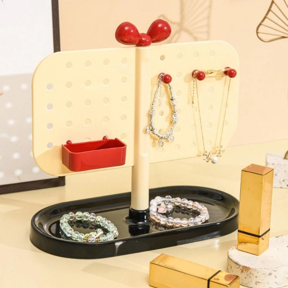 Adjustable Perforated Board Storage Rack DIY Pegboard Organizer Cosmetics Storage