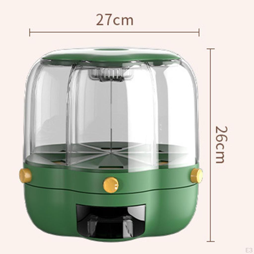 6 сеток для зерновых, ведро для риса, контейнеры для пищевых продуктов, сухие контейнеры для выпечки, кладовая