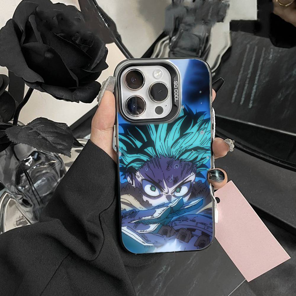Чехол для телефона Katsuki Bakugo R-Hero Academia Для iPhone 17,16,15,14,13,12,Pro MAX Черный Матовый Ударопрочный Чехол