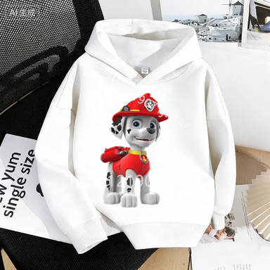 Spring Autumn Paw Patrol Pup Friends Printed Hoodie Sweatshirt Casual Kid Soft Clothes 3-12 Year Boys Girls Toddler Pullover Top