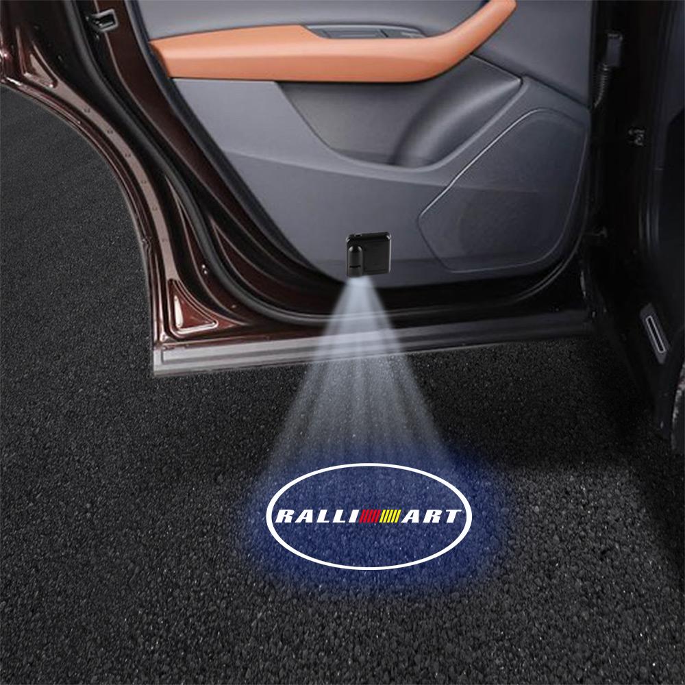 1/2/4pcs Car LED Door Welcome Light Laser Projector Logo Lamp for MITSUBISHI Ralliart Lancer Competition Outlander ASX EX LANCER