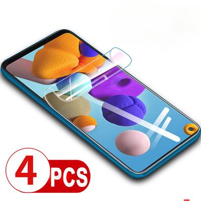 4 шт. гидрогелевая пленка для Samsung Galaxy A21s A21 A71 4G 5G UW A11 Samsun Sansung Galaxi A 71 21 s 11 21s 5 4 G защитные пленки
