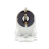 New T8 Fluorescent Light Socket Lamp Base AC100-250V Plastic Holder Light Base Suitable for T8 G13 LED bracket lamp P1