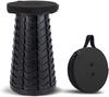 Collapsible Portable Stool, Upgraded Folding Camping Stool Load Capacity 450lbs Telescoping Foldable Retractable Stool for Adults