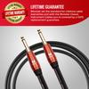 MONSTER CABLE Acoustic Guitar Cable, 21ft, Straight X Straight Plug, M, ACST2-21, 600558
