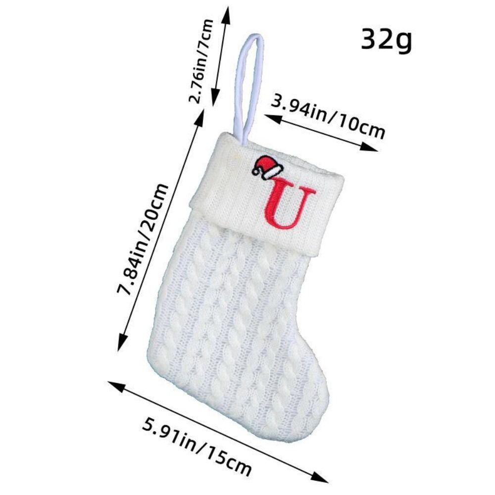 Christmas Socks Christmas Socks Alphabet Christmas Tree Pendant  Christmas Tree