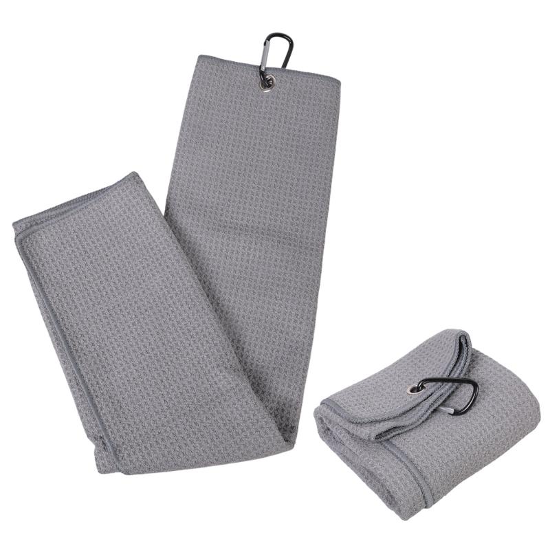 Golf Towel Microfibers Golf Ball Towel with Buckle Clip Golf Towels for Golf Bag Golf Course Exercise Gym