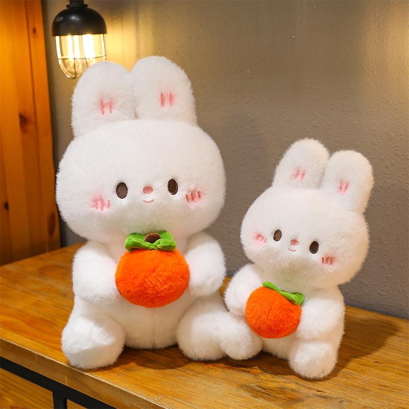 Cute Things Happen Rabbit Plush Toy Doll Creative Persimmon, Ruyi Little Rabbit Doll Girl Gift