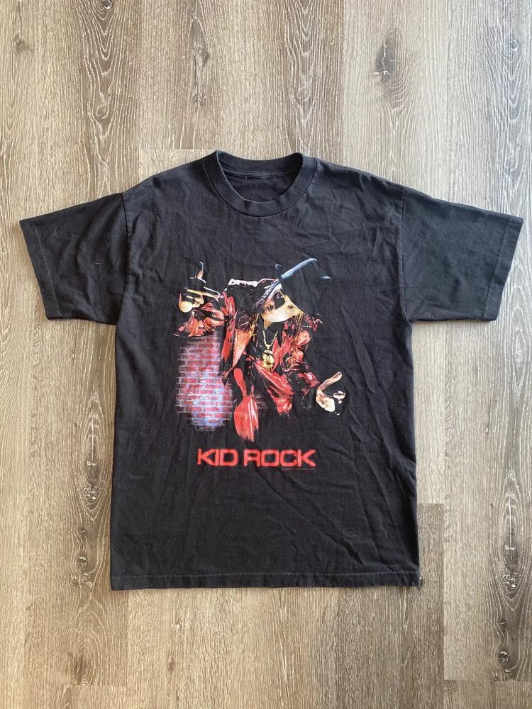 Черная Хлопковая Рубашка Kid Rock Унисекс S5XL R262 Унисекс Футболка