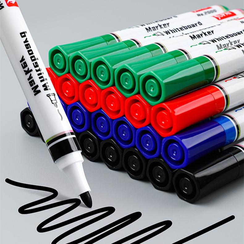 10Pcs/Set Erasable Whiteboard Marker Pen Blackboard Marker Chalk Glass Ceramics Office School Art Marker Stationery