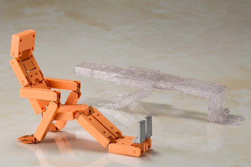 Frame Arms Girl COLOR Height 180mm NON Scale Plastic Model Charging-kun HRESVELGR&CLEAR Ver. Approx.