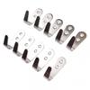 10 PCS Solid Stainless Steel Wall Mount Single Hook Heavy Duty Rustproof Coat Hanger