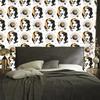 Women and Astrology Wallpaper Graphite, Brown, Cream and Gold 50x1000