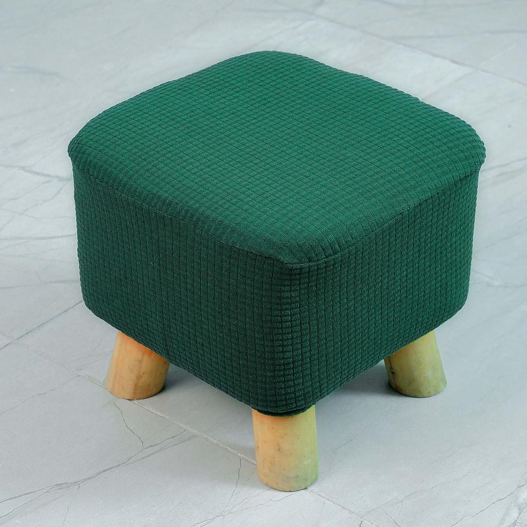 Утолщенный эластичный чехол для квадратного табурета