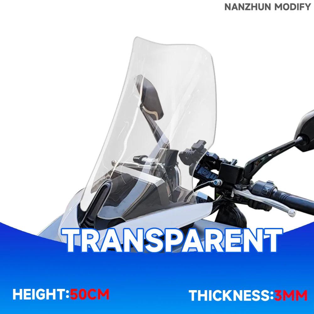 For SYM JET 14 EVO 125 150 200 Motorcycle Accessori Windshield Windscreen Visor Wind Screen Deflector Kit