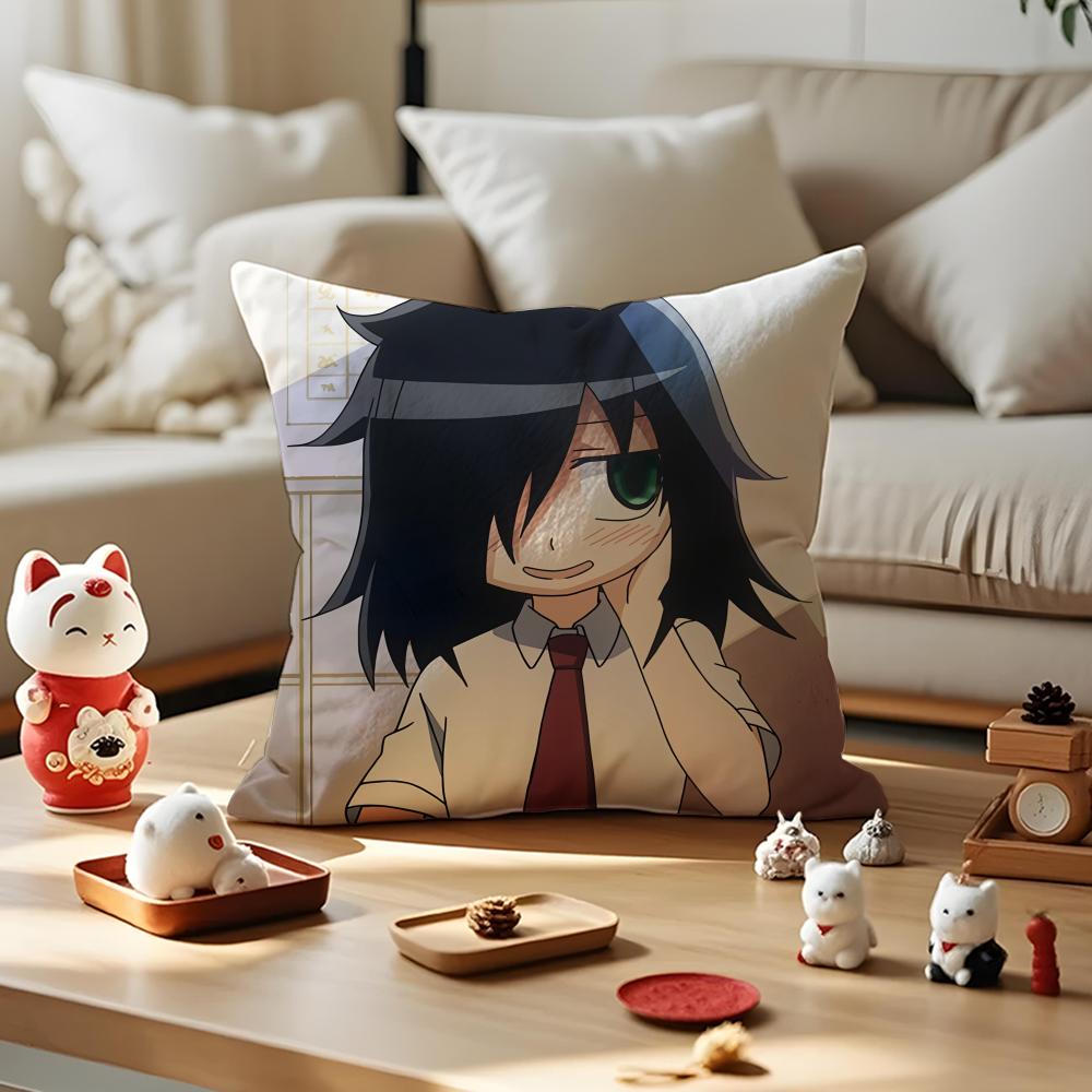 K-Kuroki T-Tomoko Наволочка Противопылевой клещ Наволочка Невидимая молния Шелковистый короткий плюш Чехол на подушку дивана