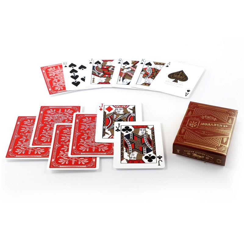 Theory11 Red Monarch Игральные карты USPCC Bicycle Monarchs Колода Карточные игры Волшебные трюки
