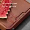 COOKER KING Imported Ebony Wood Cutting Board