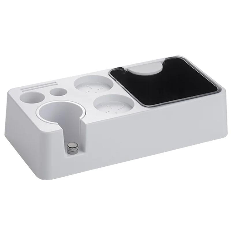 Станция темперовки кофе 51/53/58 мм ABS Подставка для портафильтра кофе, держатель дистрибьютора, бокс для выбивания кофейной гущи, база для хранения эспрессо