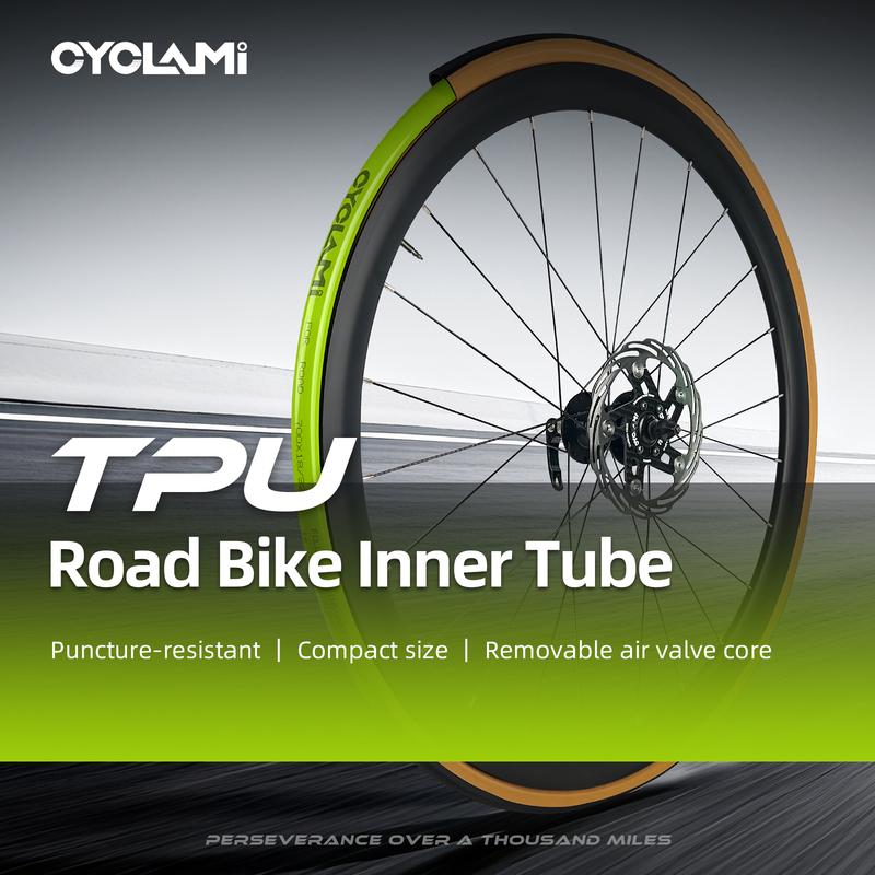 Велосипедная камера CYCLAMI Ультралегкая из ТПУ с металлическим клапаном Presta Съемные велоаксессуары Для шоссейных велосипедов 700C 700 18 23 25 28 30 32 C