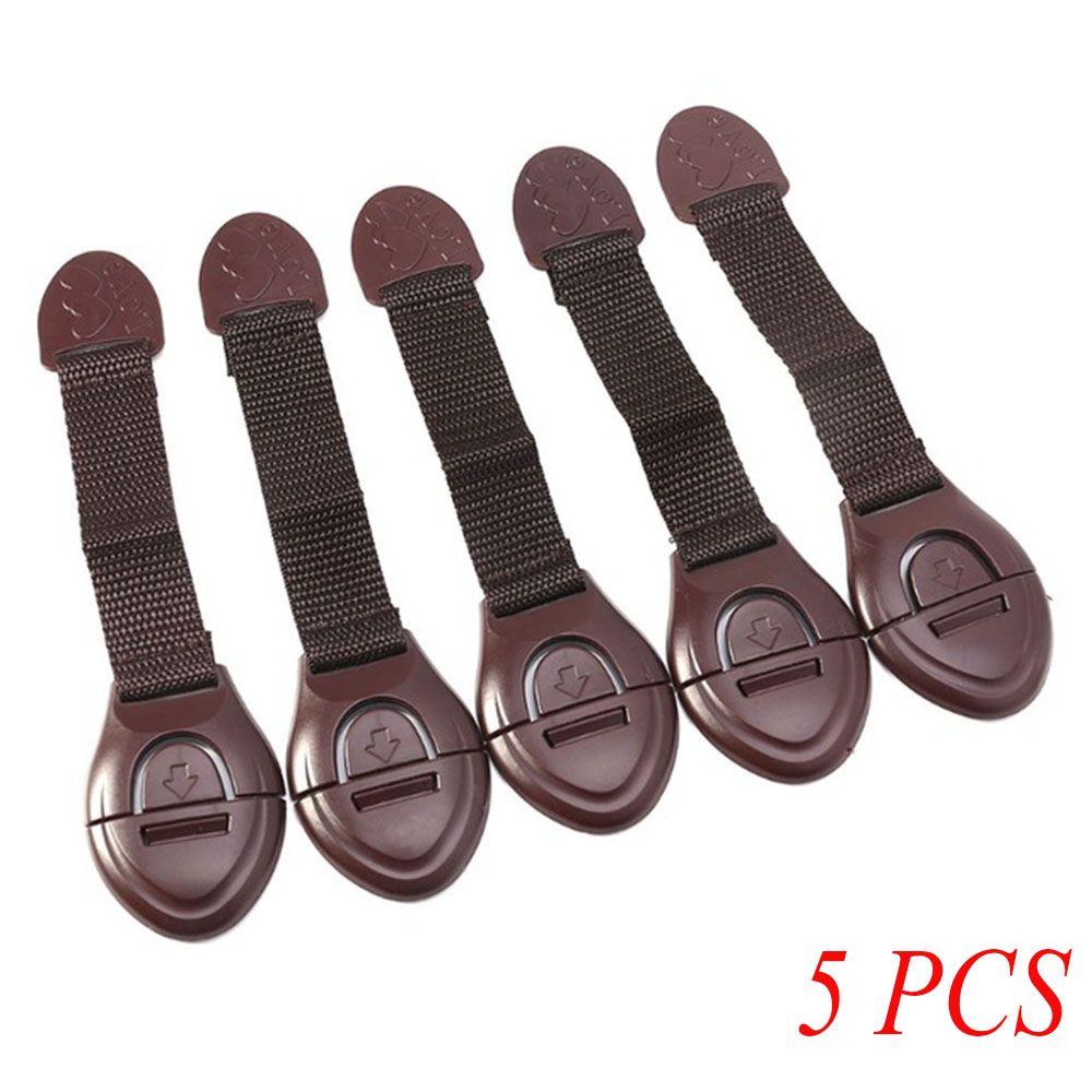 5/10pcs Kids Drawers Cabinet Wardrobe Cupboard Lockstitch Security Latches Safety Lock