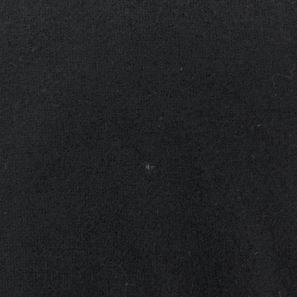 KUON шерсть Длинный рукав Высокая горловина Разрез S черный Наплечник пуловер Мужской Б/у