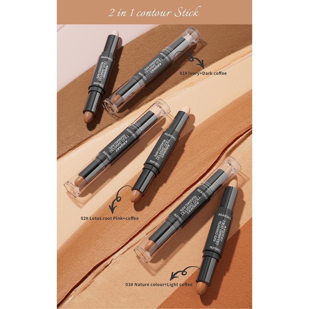 Тональный крем для лица, корректор, ручка, длительный корректор темных кругов, контурная палочка, косметические инструменты для макияжа