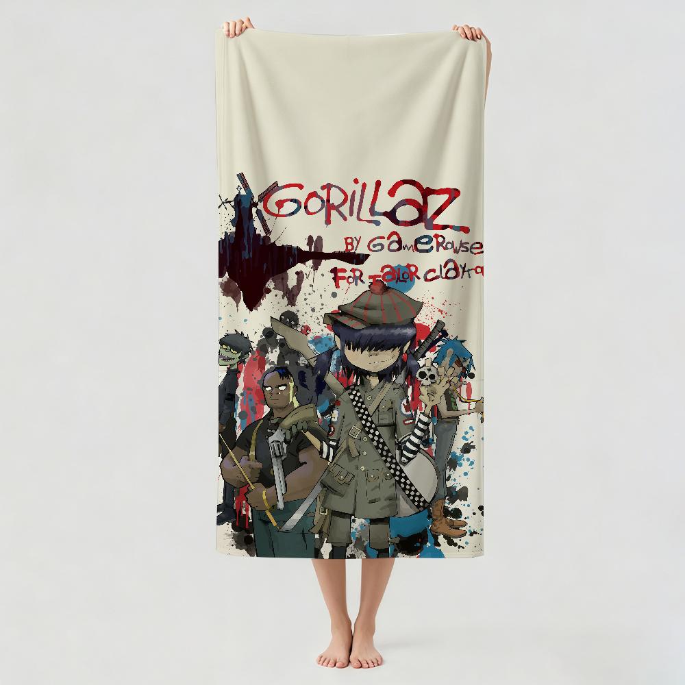 Rock band G-GorillazS Towel Drying Bath Towel Applicable To Light Swimming Camping Yoga Beach Out