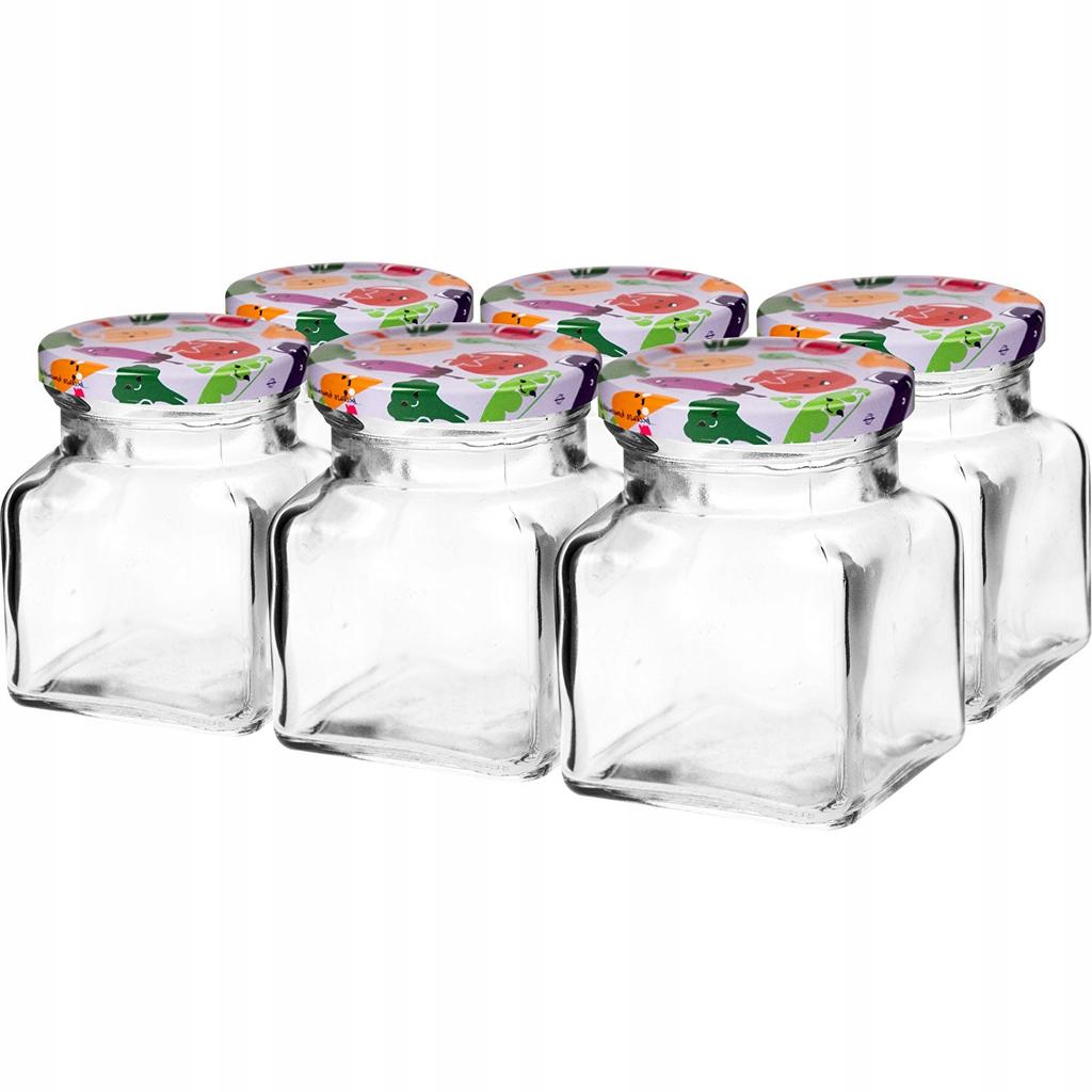 Glass Jar With Lid To Fi53