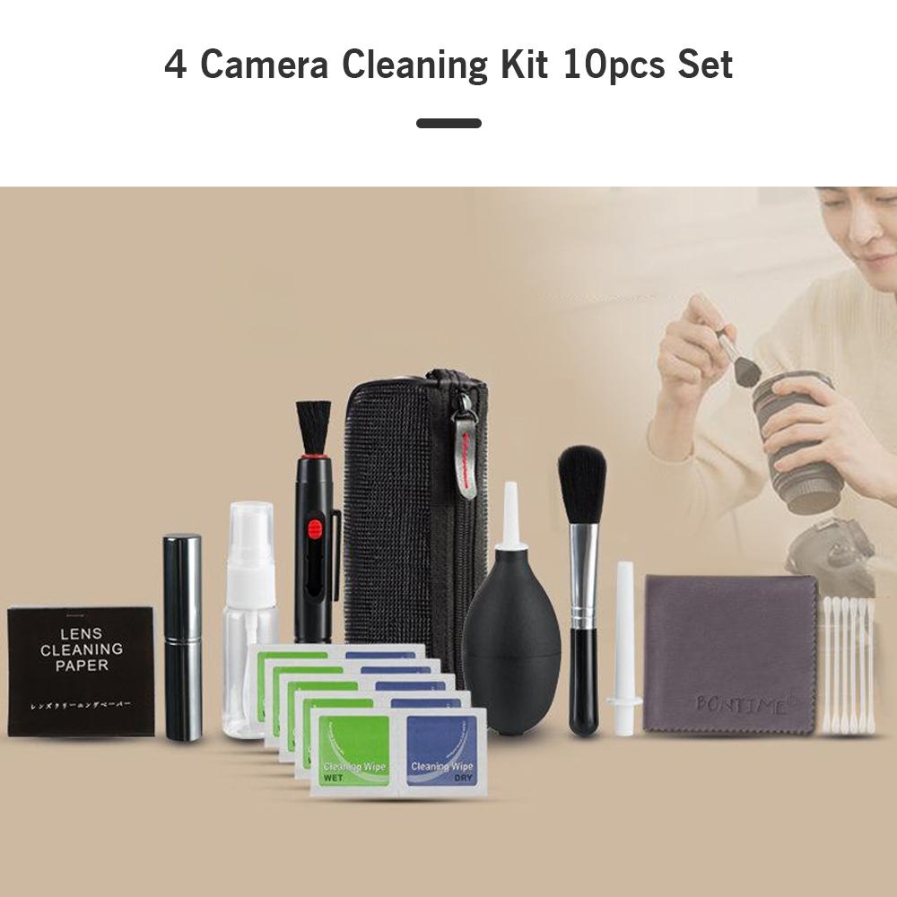 Professional Camera Cleaning Kit Lens Cleaning Kit with Air Blower Cleaning Pen Cleaning Cloth for Most Camera Mobile