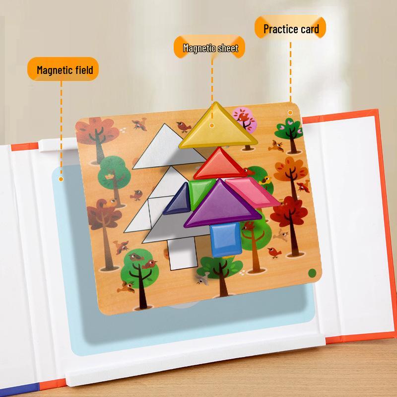 Магнитный танграм для учеников начальной школы: Развитие математических и когнитивных навыков