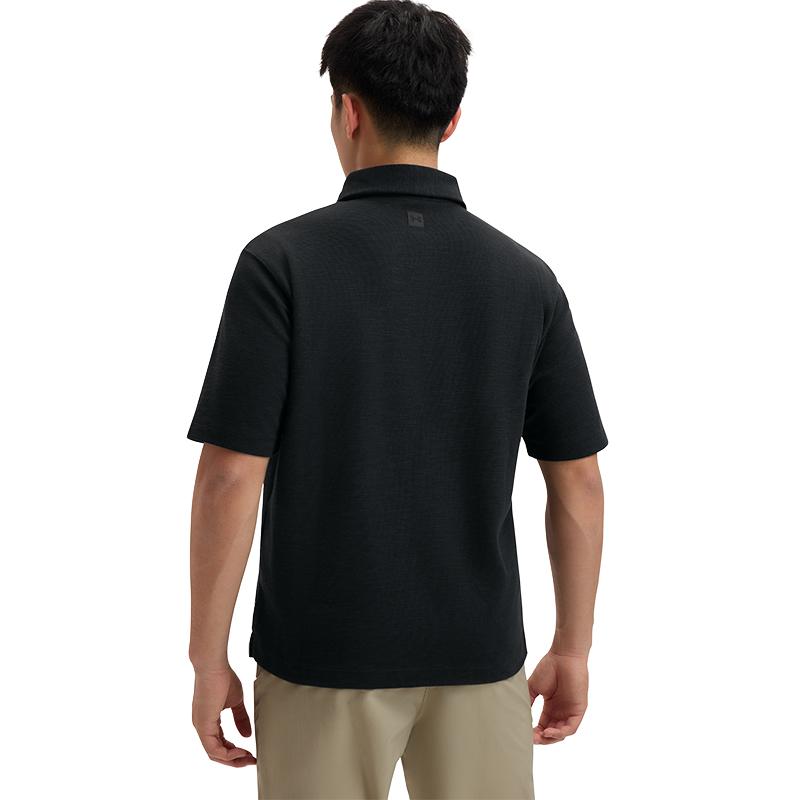 Under Armour Мужская рубашка-поло Meridian Черная 6005521-001