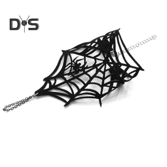 Паутина цепочка на палец ажурный паук декор регулируемая готическая цепочка на руку Хэллоуин вечеринка карнавал пасхальный день браслет кольцо