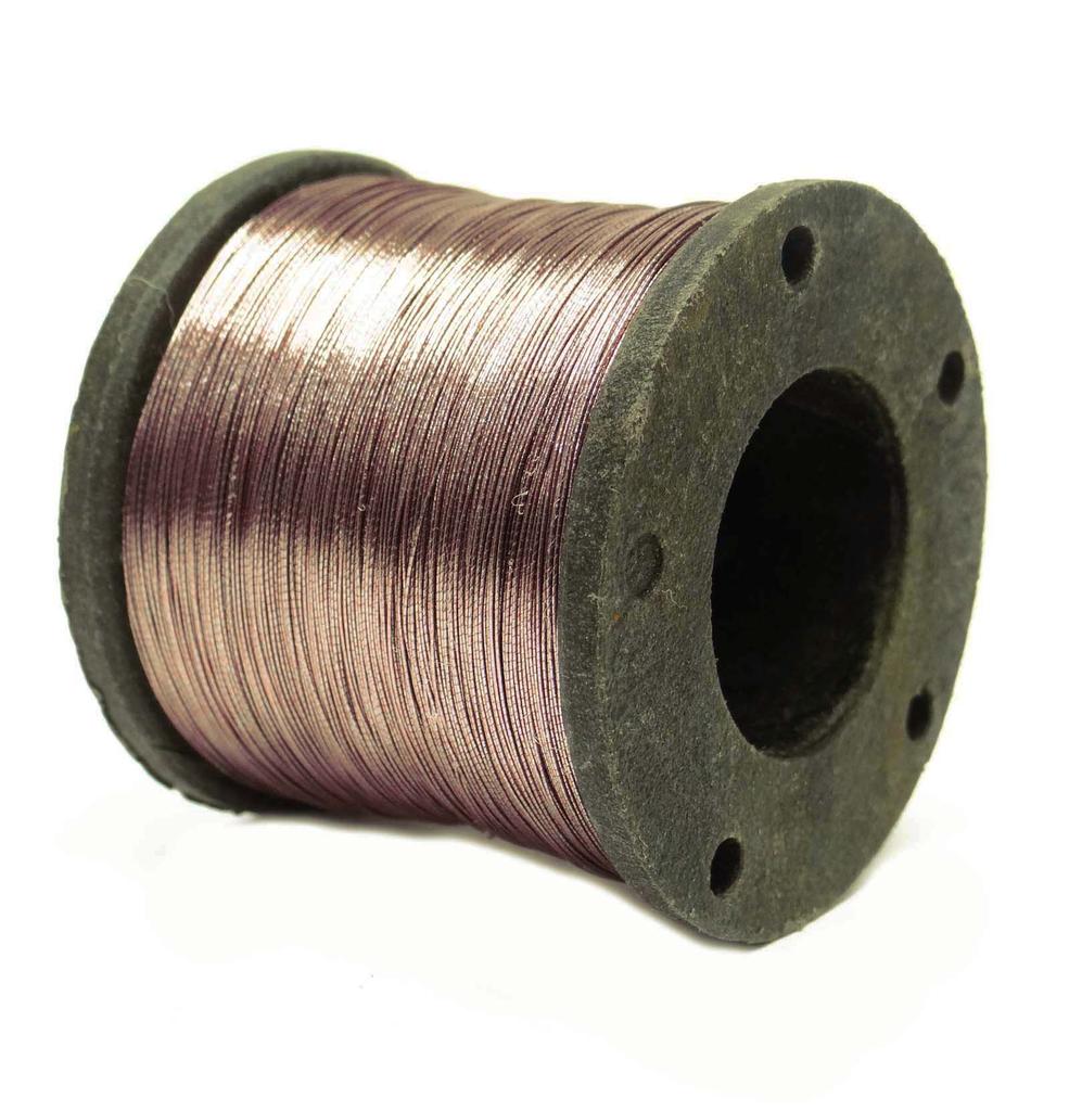 Лот из 5 шт. Полиамидная катушка, стегальная машина, металлик, оранжевый