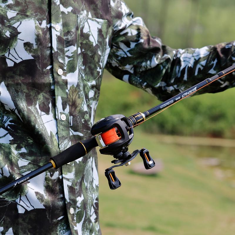 Baitcasting Fishing Reel Ultra Smooth 12+1 Shielded Ball Bearing High Speed 6.3:1 Gear Ratio Reel