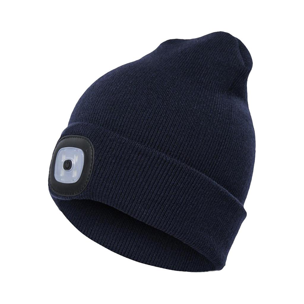 Светящаяся шапка с USB-аккумулятором для бега, супер яркая