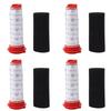 4Pcs Vacuum Cleaner Pre Motor Filter Foam Filter for Bosch 754176 754175 BCH6 Vacuum Cleaner Parts