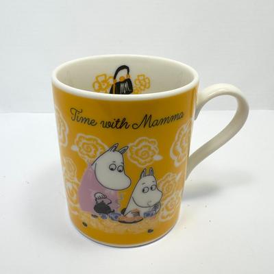 Кружка Yamaka Shoten Moomin ко Дню матери, желтая, сделано в Японии
