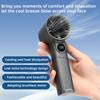 Turbo Electric Handheld Mini Fan Portable Cooling Bladeless Design Digital Display Rechargeable 12 Hours Car Desktop Pocket Air