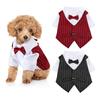 Dog And Cat Gentleman Clothes Wedding Suit Formal Shirt For Small Dogs Bowtie Tuxedo Pet Outfit For Cat Spring And Summer Suits
