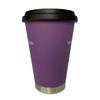 Kyoto Limited KYOTO Purple Thermos Mug Tumbler Water Bottle Tableware Stainless Steel Thermal Insulation Stylish Elegant Purple Air Insulated Double