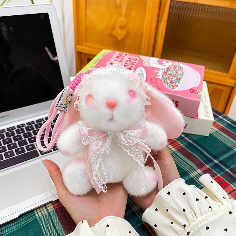 Cute Rabbit Plush Hanging Ornament For Women And Men Bag Accessories