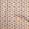 Ткань Cotton Flex Orange, геометрический рисунок, декоративные изделия, напечатанные по ярдам, 40 дюймов
