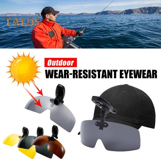 Поляризованные солнцезащитные очки-клипсы для мужчин и женщин, без оправы, откидные, цельные, защитные линзы, очки с защитой от ультрафиолета для рыбалки, велоспорта, вождения, бега, скалолазания