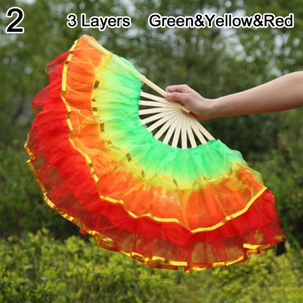 Танцор Практика Длинный Имитационный Веер для танца живота Шелковые Веера Длинные Шелковые Веера Вискоза Шелковые Веера