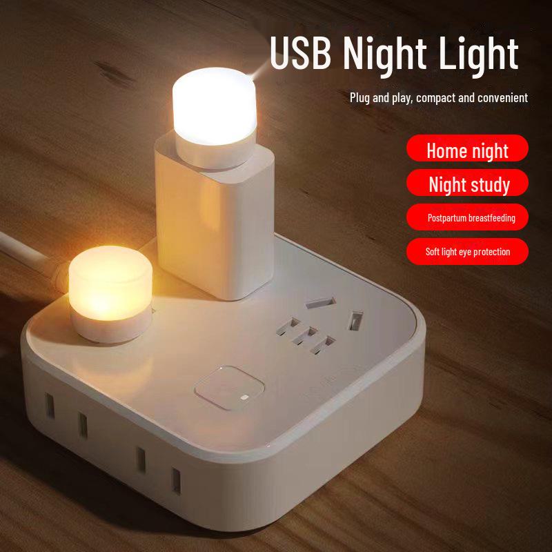 Светодиодная настольная USB-лампа — энергосберегающий ночник для сна, кормления и обучения ребенка, который заботится о его глазах