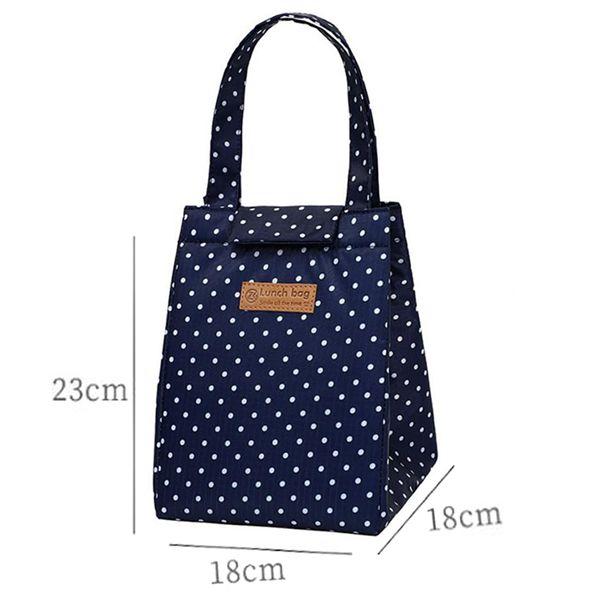 Изолированная сумка-тоут для ланча - Водонепроницаемый термоконтейнер для еды с ручками, Герметичная сумка для приготовления еды для работы и активного отдыха